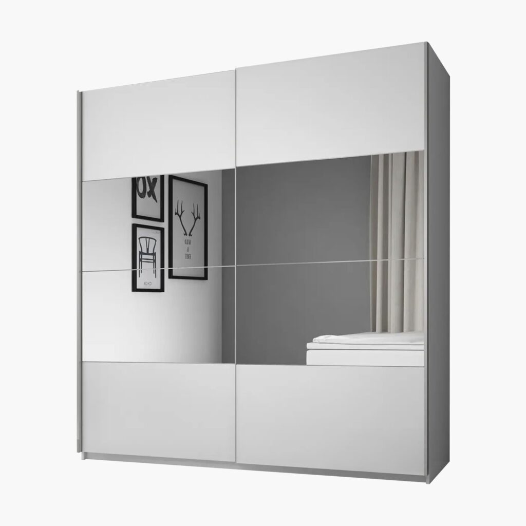 Schuifdeurkast Lina Wit