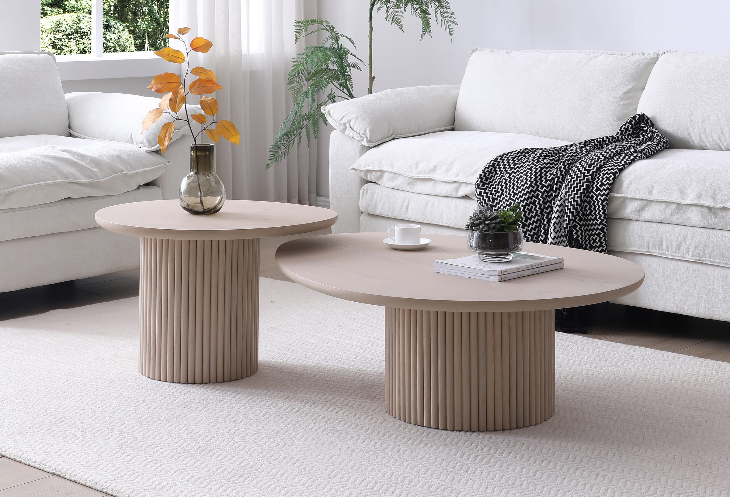 Salontafelset Mandy Beige - Afbeelding 6